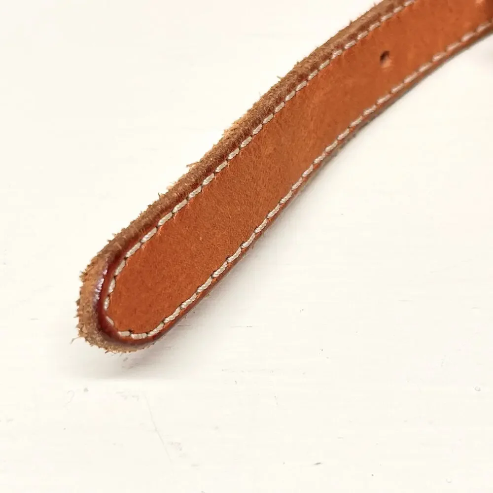 J Crew Leather Skinny Belt Size Medium